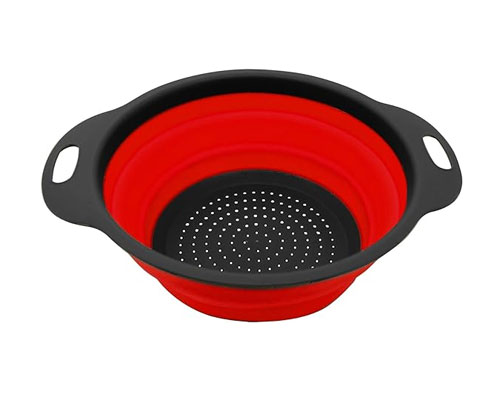 Escorredor de Legumes em Silicone 24cm