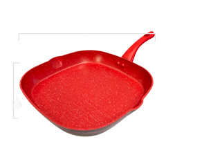 Medidas da Grill Quadrado 28cm RedSilver